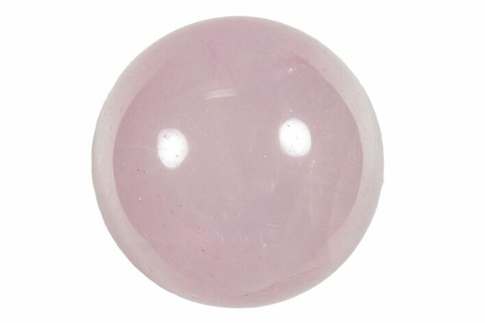 .9" Polished Rose Quartz Sphere - Photo 1